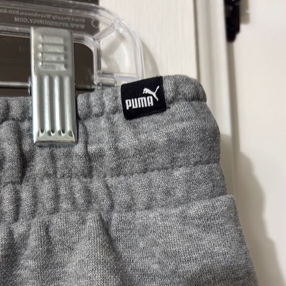 Puma Gray Sweatpants with Elastic Cuffs and Drawstring Waistband Very Nice! - Picture 8 of 8